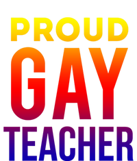 Proud Gay Teacher Lgbtq Rainbow Graduation Appreciation Gift Premium Hoodie