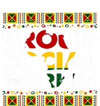 Proud Social Worker Black History Month Africa Melanin Pride Meaningful Gift T-Shirt