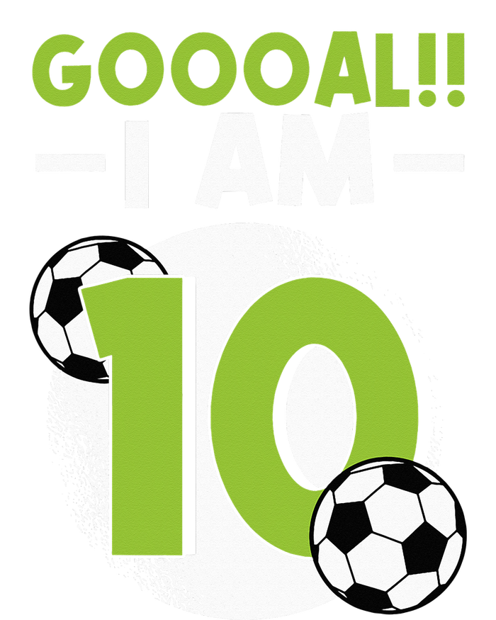 10th Birthday Soccer Themed Birthday 10 Years Old T-Shirt