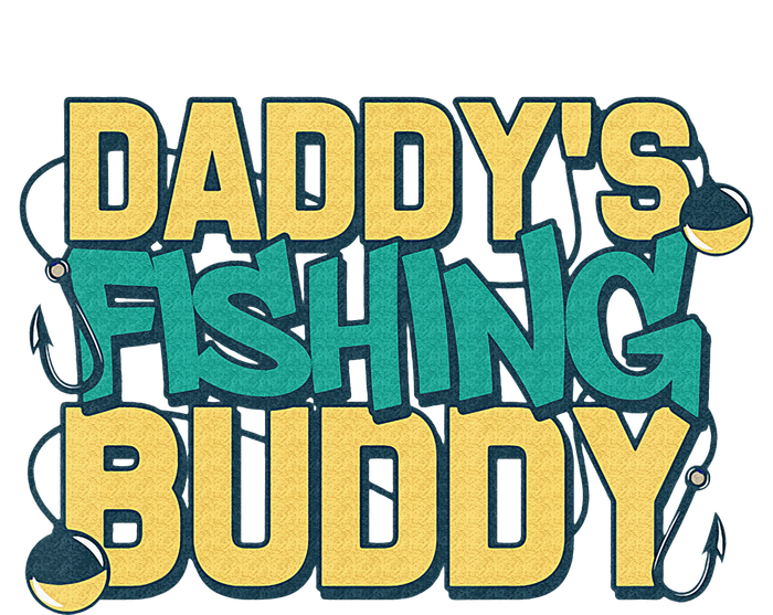 Daddy's Fishing Buddy Dad Son Daughter Fisherman Fish Kids Long Sleeve Shirt