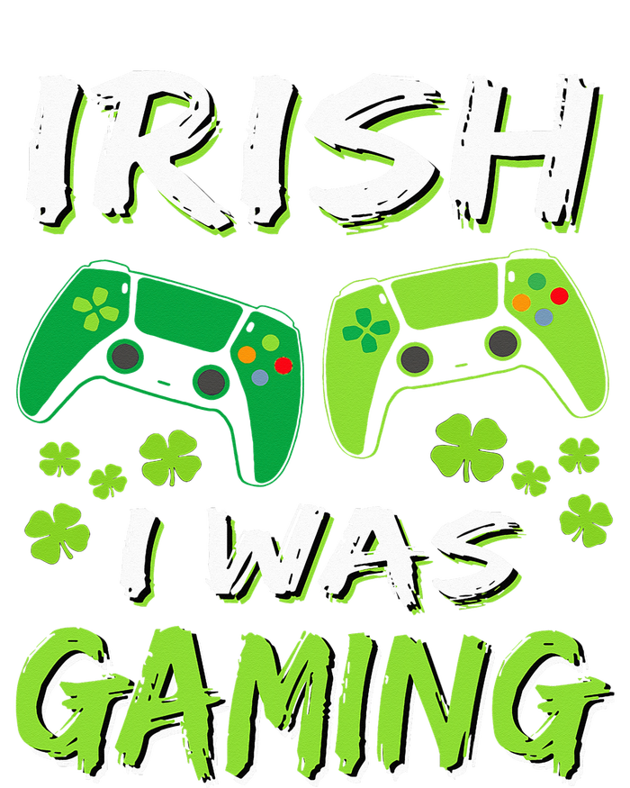 Irish I Was Gaming Funny St Patricks Day Gamer T-Shirt