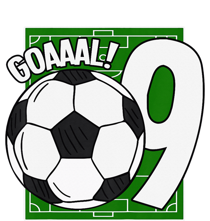 Goaaal 9th Birthday 9 Year Old Soccer Player T-Shirt