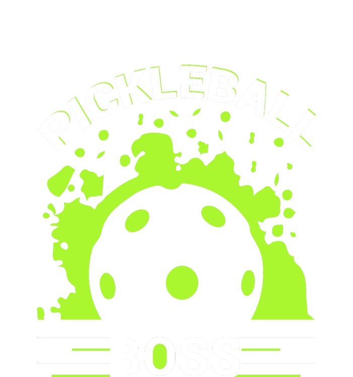 Pickleball Boss Paddles Sport Gift For Pickleball Team Pom Pom 12in Knit Beanie