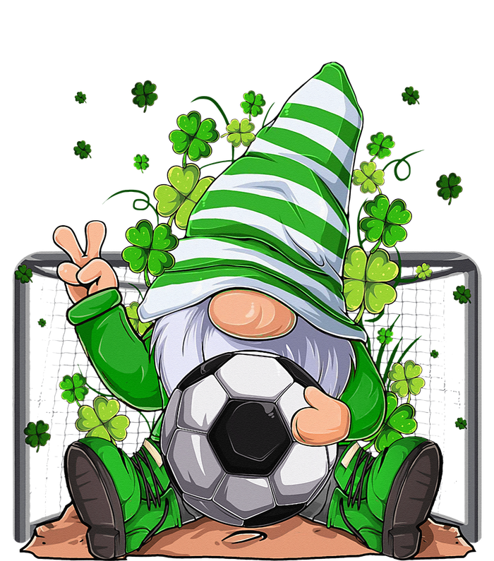 Soccer Gnome Lucky Shamrock Irish St Patrick's Day Tall T-Shirt