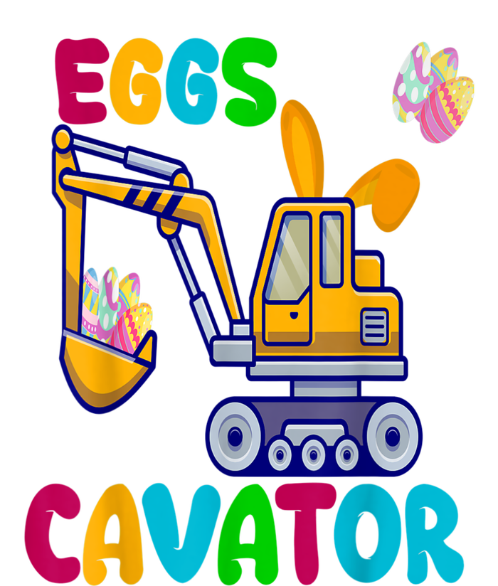 Eggs Cavator Happy Easter Funny Excavator Hunting Egg Platinum Collection Golf Towel