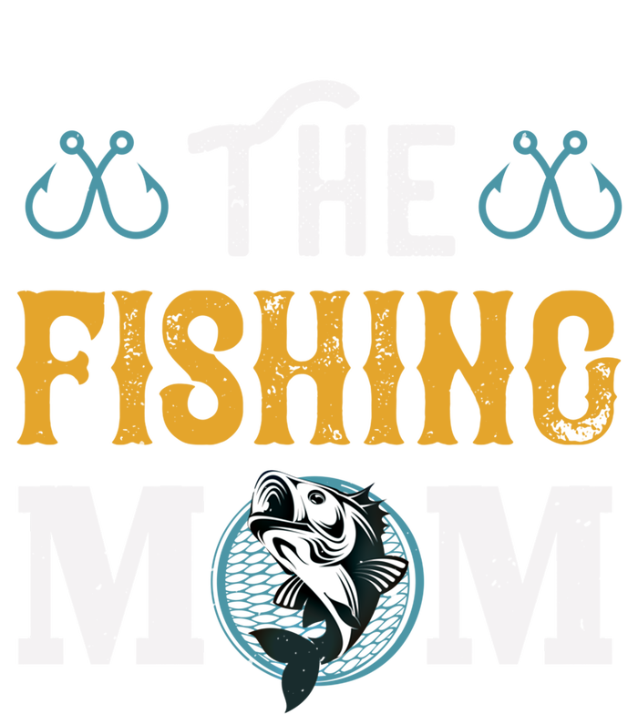 The Fishing Mom Funny Gift Sweatshirt Cinch Pack Bag