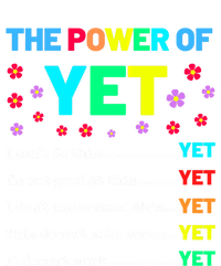 The Power Of Yet Positive Vibes Inspirational Teacher Quote Great Gift T-Shirt