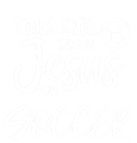 This Runs On Jesus And Soccer Gift Christian Gift Sustainable Knit Beanie