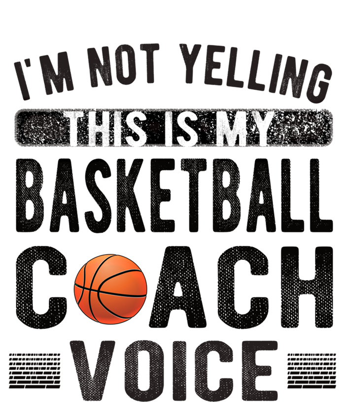 This Is My Basketball Coach Voice Basketball Coaching Gift T-Shirt