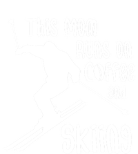 This Mom Runs On Coffee And Skiing Gift Infant Baby Jersey Bodysuit