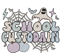 Spooky School Custodian Halloween School Janitor Cool Gift Women's V-Neck T-Shirt