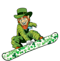 St Saint Patrick's Day Snowboard Leprechaun Snowboarding Great Gift T-Shirt