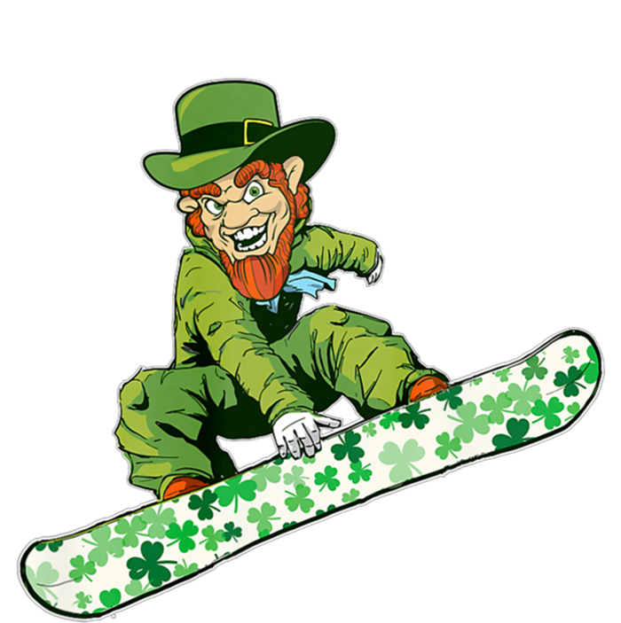 St Saint Patrick's Day Snowboard Leprechaun Snowboarding Great Gift T-Shirt