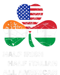 Half Irish Half Italian All American Flag Shamrock Heritage Mousepad