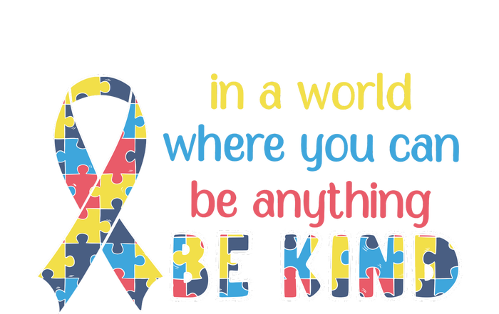 Be Kind Autism Awareness Kindness Puzzle Ribbon Gift T-Shirt