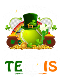 St Patrick's Lucky Tennis Player Shamrock And Glass Of Beer Great Gift Sustainable Beanie