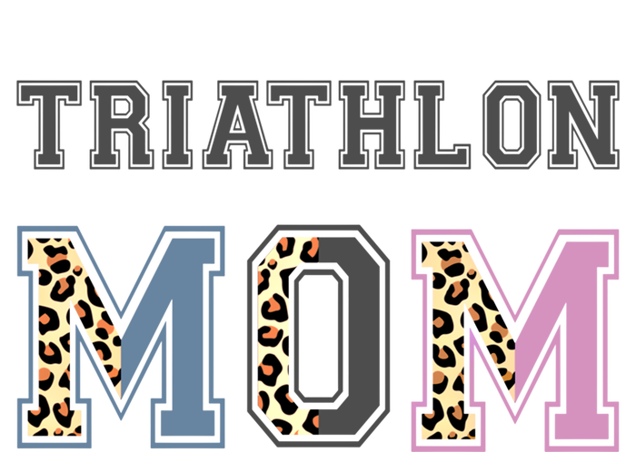 Triathlon Mom Funny Triathlete Swimming Cycling Running Meaningful Gift T-Shirt