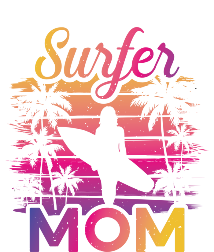 Surfer Mom Surf Beach Surfing Lovers Paddle Boarding Meaningful Gift Insulated Varsity Jacket