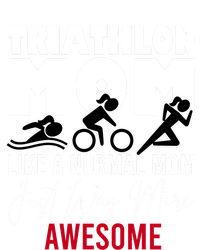 Triathlon Mom Like A Normal Mom But Way More Awesome Gift Sustainable Beanie