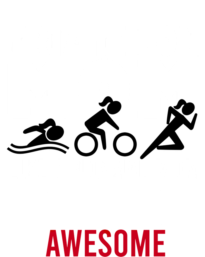 Triathlon Mom Like A Normal Mom But Way More Awesome Gift Sustainable Beanie