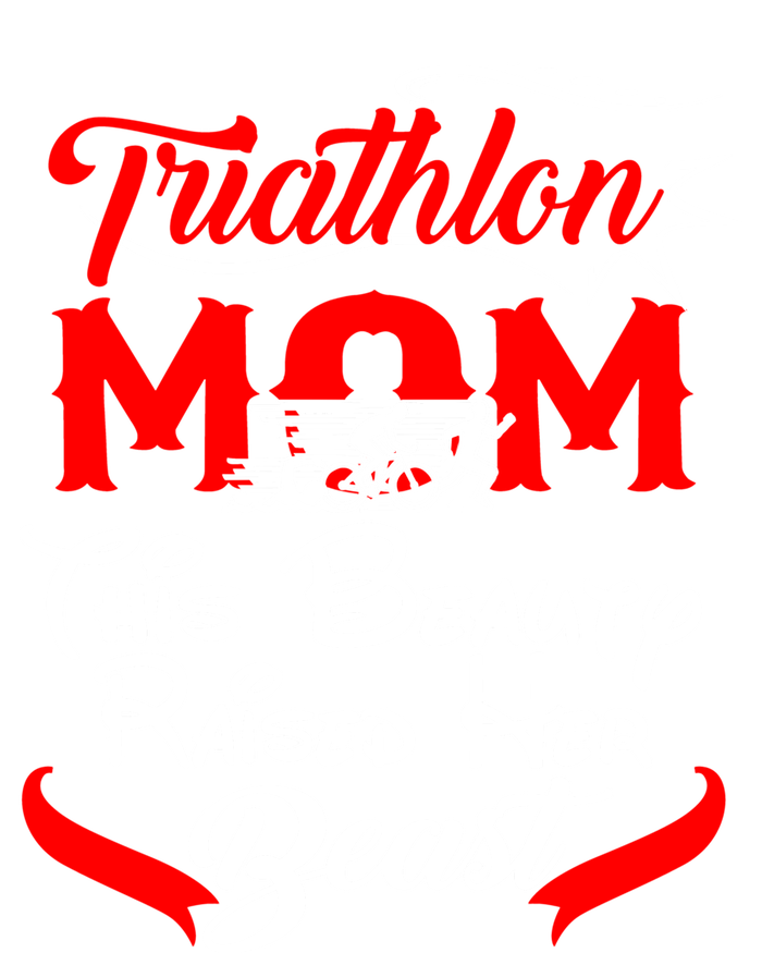 Triathlon Mom This Beauty Raised Her Beast Gift For Mom Gift T-Shirt