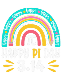 Happy Pi Day Mathematic Math Teacher Gift Rainbow Women's Racerback Tank