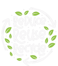 Reduce Reuse Recycle Make Everyday Earth Day Save The Planet Bella+Canvas Jersey Crop Tee