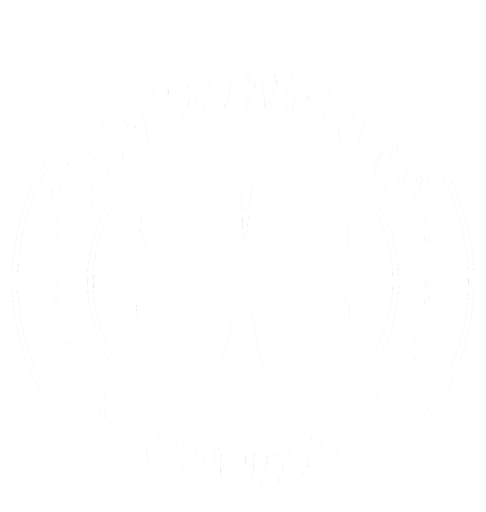 Retro Groovy Shenanigans Squad Saint Patricks Day Poster