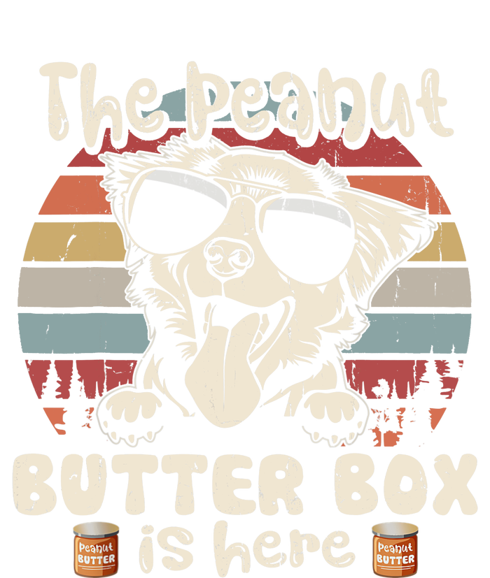 The Peanut Butter Box Is Here Funny Australian Shepherd T-Shirt