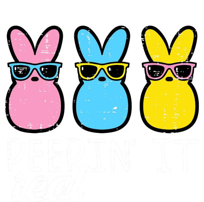 Peepin It Real Easter Bunnies Cool Boy Girl Women’s Perfect Tri Rocker Tank