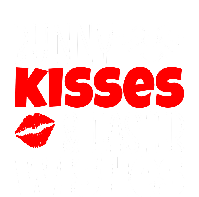 Bunny Kisses And Easter Wishes Women's Pullover Hoodie