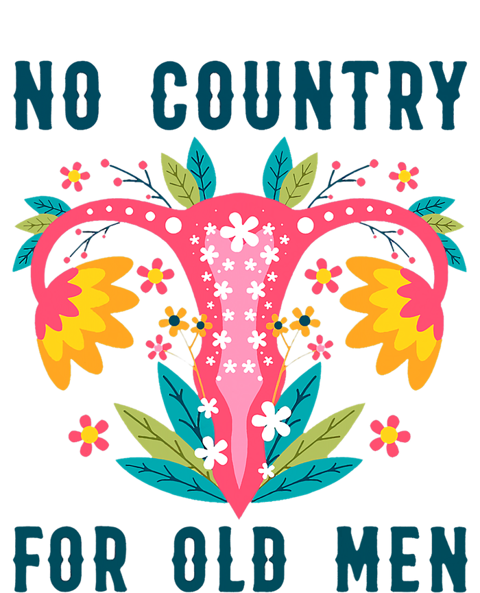 No Country For Old Men Floral Vagina Uterus Women Rights Hooded Wearable Blanket