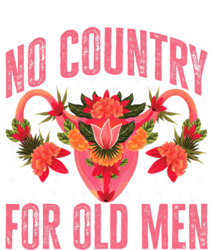 No Country For Old Men Hysterectomy Recovery Uterus Women's Racerback Cropped Tank