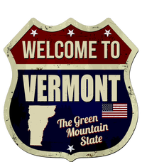 Vermont Vintage Metal Road Sign Logo T-Shirt