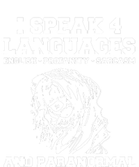 I Speak 4 Languages Paranormal Ghost Hunting Magnet