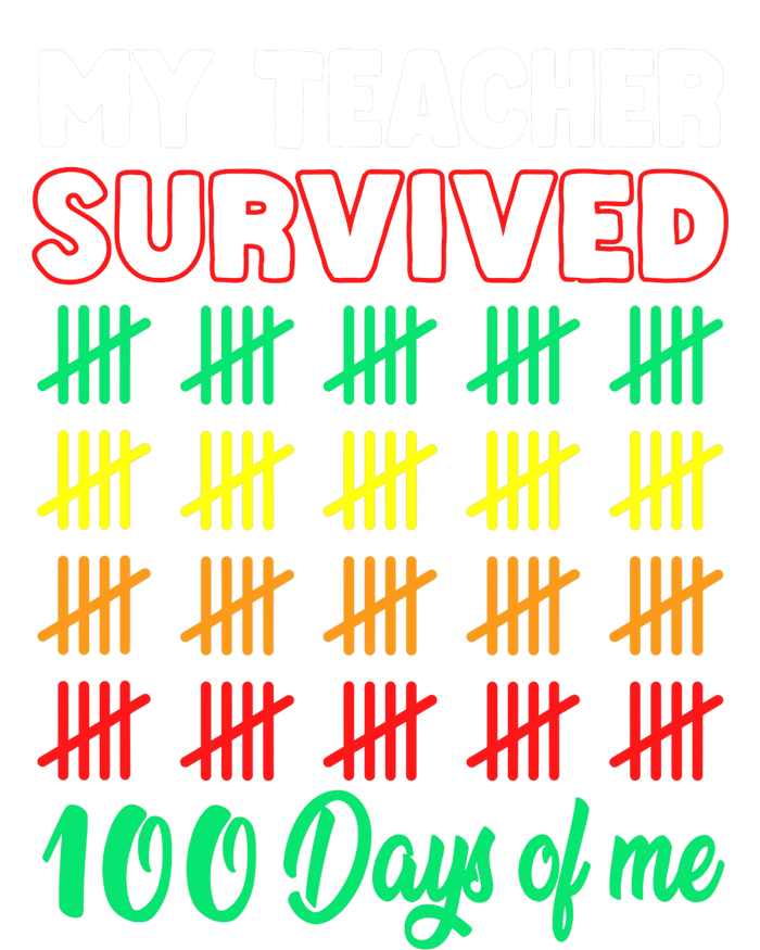 My Teacher Survived 100 Days of Me School Funny Costume T-Shirt