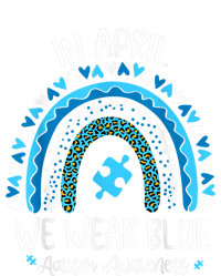 In April We Wear Blue Rainbow Autism Awareness Month Matching Family Infant Baby Jersey Bodysuit