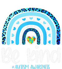 Be Kind Autism Awareness  Leopard Rainbow Women's T-Shirt