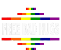 Free Dad Hugs LGBT Rainbow Pride Fathers Day Gift 16 in Basic Backpack