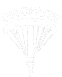 Oh Chute Funny Skydiving Gift For Skydiver Parachute Jumping Women's Perfect Tri Tunic Long Sleeve Shirt