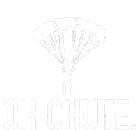 Oh Chute Funny Skydiving Gift For Skydiver Parachute Jumping Sustainable Bucket Hat