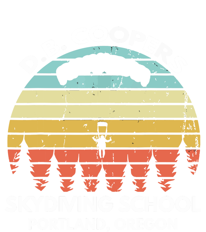 D. B. Coopers Skydiving School Portland, Oregon Funny Bumper Sticker