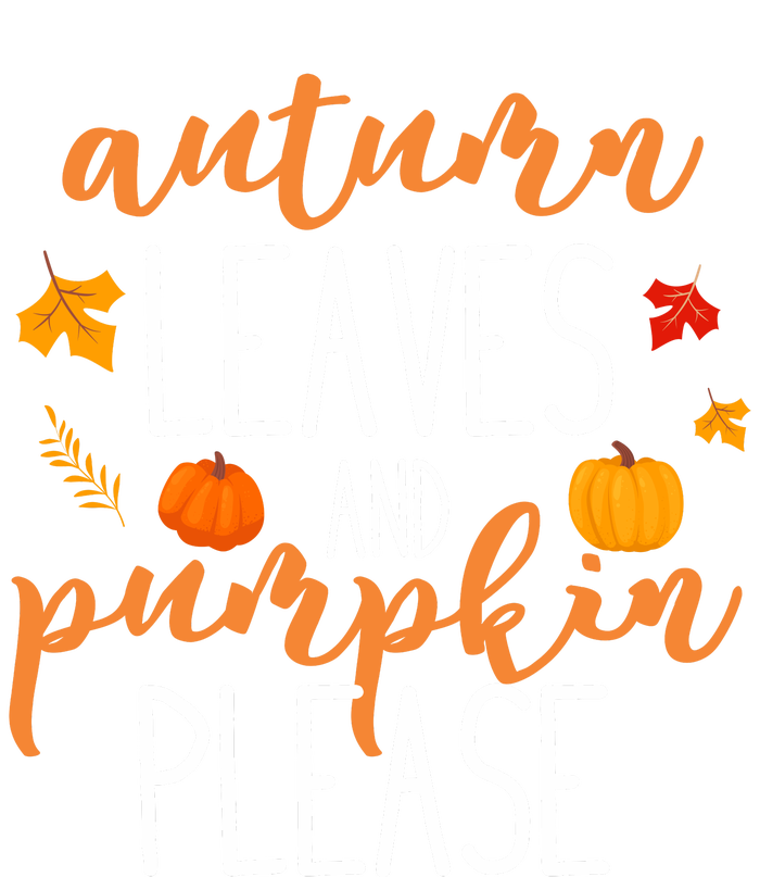 Autumn Leaves And Pumpkin Please T-Shirt