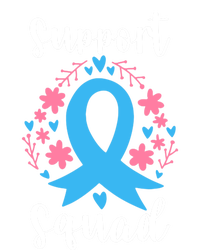 Colon Cancer Awareness Blue Ribbon Support Squad Gift Tank Top