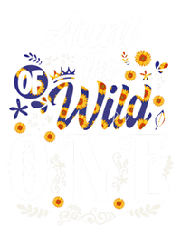 Aunt Of The Wild One 1st Birthday Sunflower First Thing Gift Infant Baby Jersey Bodysuit