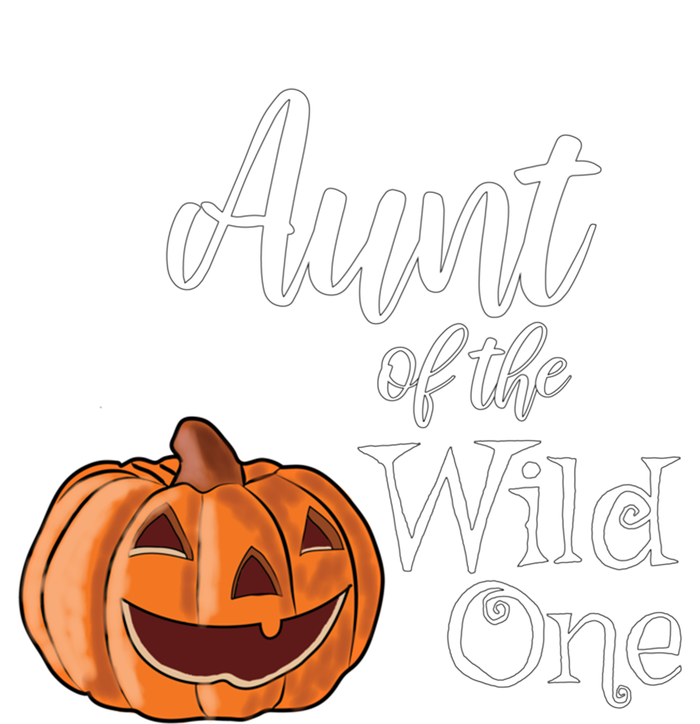 Aunt Of The Wild One First Birthday Halloween Pumpkin Gift T-Shirt