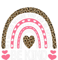 Kindness Leopard Rainbow Student Teacher Outfit Cute Be Kind Tank Top