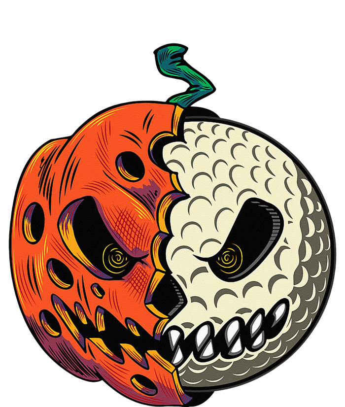 Golf Ball Costume - Pumpkin Skull Halloween Golf Player Tote Bag