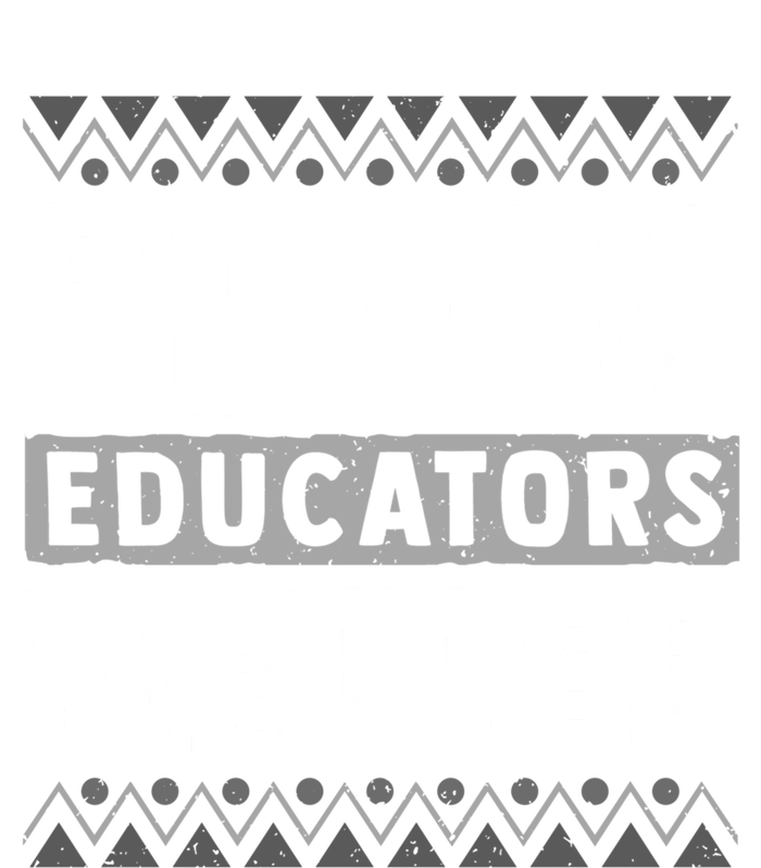 Cool Black Educators Matter Design Black Lover Funny Gift Tall Hoodie