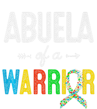 Abuela Of A Warrior Autism Awareness Support Women's Fleece Hoodie